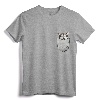 Mal Mally Pocket Chest Bag for Alaska Dog Owners T-Shirt - Unique Dog Breed Motif Tee for Dog Lovers and Trainers