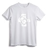 AK-47 Bolt Face T-Shirt - Stylized Kalashnikov Graphic Tee for Gun Enthusiasts and Firearms Collectors