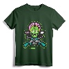 AK! AK! AK47 Alien T-Shirt - Sci-Fi Gun Apparel with Lightweight Fit and Unique Design