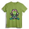 AK! AK! AK47 Alien T-Shirt - Sci-Fi Gun Apparel with Lightweight Fit and Unique Design