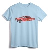 1963 Impala El Rey - Albert de Alba Low Rider Kustom Hot Rod T-Shirt - Classic Car Apparel for Vintage Car Enthusiasts