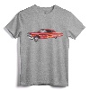 1963 Impala El Rey - Albert de Alba Low Rider Kustom Hot Rod T-Shirt - Classic Car Apparel for Vintage Car Enthusiasts