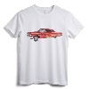 1963 Impala El Rey - Albert de Alba Low Rider Kustom Hot Rod T-Shirt - Classic Car Apparel for Vintage Car Enthusiasts