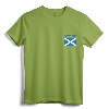 Scotland Flag T-Shirt Cool Pocket Scottish Alba Flags Tee - Lightweight Scottish Heritage Apparel for Men, Women, and Kids