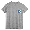 Scotland Flag T-Shirt Cool Pocket Scottish Alba Flags Tee - Lightweight Scottish Heritage Apparel for Men, Women, and Kids