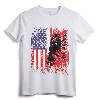 Albanian American Flag Shirt Patriotic USA Albania Flag T-Shirt - Patriotic Apparel for Albanian Patriots in the USA