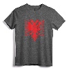 Albania Albanian Eagle Albanian Patriots T-Shirt - Patriotic Flag Tee for Men, Women & Kids with Albanian Roots
