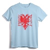 Albania Albanian Eagle Albanian Patriots T-Shirt - Patriotic Flag Tee for Men, Women & Kids with Albanian Roots