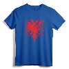 Albania Albanian Eagle Albanian Patriots T-Shirt - Patriotic Flag Tee for Men, Women & Kids with Albanian Roots