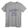 Albany New York Vintage Athletic Sports Design T-Shirt - Retro Albany NY Pride Apparel for Fans and Locals