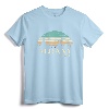 Retro Albany NY Skyline Sunset Silhouette New York Souvenir T-Shirt - Lightweight Apparel for Men, Women, and Kids