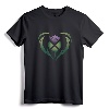 Heart of Scotland Colorful Thistle Saltire Celtic Shirt - Patriotic Scottish Flag Apparel for Scotland Lovers
