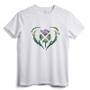 Heart of Scotland Colorful Thistle Saltire Celtic Shirt - Patriotic Scottish Flag Apparel for Scotland Lovers