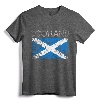 Vintage Scotland Flag Pride Scottish Gift T-Shirt - Patriotic Apparel for Men, Women, and Kids with Scottish Heritage Roots