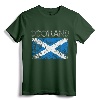 Vintage Scotland Flag Pride Scottish Gift T-Shirt - Patriotic Apparel for Men, Women, and Kids with Scottish Heritage Roots