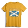 Vintage Scotland Flag Pride Scottish Gift T-Shirt - Patriotic Apparel for Men, Women, and Kids with Scottish Heritage Roots
