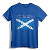 Vintage Scotland Flag Pride Scottish Gift T-Shirt - Patriotic Apparel for Men, Women, and Kids with Scottish Heritage Roots