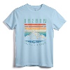 Retro Oregon Mountain T-Shirt | Vintage Portland Home State Tee with Mount Hood - Distressed Nature Shirt for Men, Women & Kids
