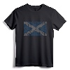 Scotland Flag Scottish Saltire Saint Andrew's Cross T-Shirt - Distressed Flag Graphic Tee for Scotland Lovers
