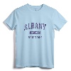 Albany New York Vintage Athletic Sports Design Pullover Hoodie - Retro Albany NY Pride Apparel for Sports Fans