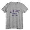 Albany New York Vintage Athletic Sports Design Pullover Hoodie - Retro Albany NY Pride Apparel for Sports Fans