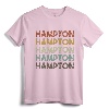Retro Hampton Virginia Home State Tshirt T-Shirt - Vintage College Spirit Wear for Students and Family Members