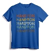 Retro Hampton Virginia Home State Tshirt T-Shirt - Vintage College Spirit Wear for Students and Family Members