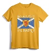 Scotland Rugby T-Shirt - Vintage Scottish Flag Tee with Coat of Arms | Gift for Rugby Fans