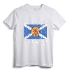 Scotland Rugby T-Shirt - Vintage Scottish Flag Tee with Coat of Arms | Gift for Rugby Fans
