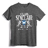 Sinclair Scottish Family Clan Scotland Name T-Shirt - Celtic Heritage Apparel for Highland Games Enthusiasts and Bagpipes Fans