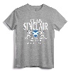 Sinclair Scottish Family Clan Scotland Name T-Shirt - Celtic Heritage Apparel for Highland Games Enthusiasts and Bagpipes Fans