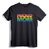 Gay Pride Shirt Proud Mom LGBT Parent T-Shirt - Mother's Day LGBTQ Pride Apparel for Supportive Moms