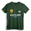 Scotland Sports/Soccer Jersey Tee Flag Football T-Shirt - National Scottish Polish Tees for Soccer Fans