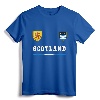 Scotland Sports/Soccer Jersey Tee Flag Football T-Shirt - National Scottish Polish Tees for Soccer Fans