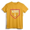 Ozzie Albies Home Plate Gameday T-Shirt - Official MLBPA Licensed Baseball Apparel for Stylish Fans