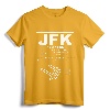 New York John F. Kennedy International Airport JFK T-Shirt - Lightweight Souvenir Tee for Travel Enthusiasts