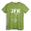 New York John F. Kennedy International Airport JFK T-Shirt - Lightweight Souvenir Tee for Travel Enthusiasts