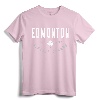 Edmonton Shirt Alberta Canada Maple Leaf Tee - Traditional Canadian Gift Souvenir with Lightweight Comfort