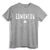 Edmonton Shirt Alberta Canada Maple Leaf Tee - Traditional Canadian Gift Souvenir with Lightweight Comfort