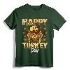 Happy Turkey Day Shirt - Thanksgiving Day T-Shirt Holiday Gift Tee for Turkey Lovers
