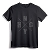 Distressed NYHC New York Hardcore Punk Rock T-Shirt - Vintage Punk Fashion Tee for Music Enthusiasts