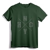 Distressed NYHC New York Hardcore Punk Rock T-Shirt - Vintage Punk Fashion Tee for Music Enthusiasts