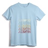Womens Albion New York Retro Vintage Text V-Neck T-Shirt - Stylish Hometown Pride Apparel for Locals and Tourists