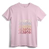 Womens Albion New York Retro Vintage Text V-Neck T-Shirt - Stylish Hometown Pride Apparel for Locals and Tourists