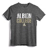 Albion College Britons Stacked T-Shirt - Official Purple and Gold Albion College Apparel for Students and Alumni