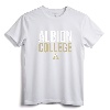 Albion College Britons Stacked T-Shirt - Official Purple and Gold Albion College Apparel for Students and Alumni