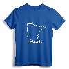 Minnesota Home MN State Map Native Minnesotan T-Shirt - Proud Minnesotan Tee for Camping and Outdoor Enthusiasts