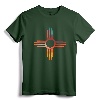 New Mexico State Zia Vintage Retro Modern Design T-Shirt - Retro Zia Symbol Tee for New Mexico Lovers
