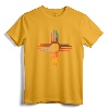 New Mexico State Zia Vintage Retro Modern Design T-Shirt - Retro Zia Symbol Tee for New Mexico Lovers
