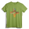 New Mexico State Zia Vintage Retro Modern Design T-Shirt - Retro Zia Symbol Tee for New Mexico Lovers